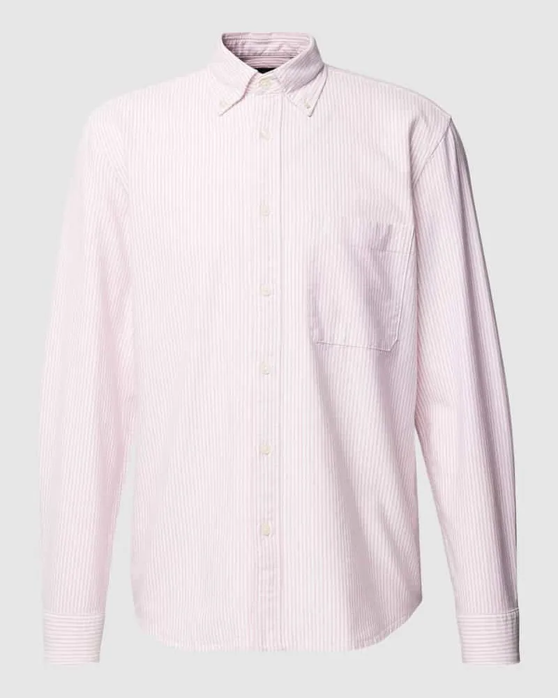 Marc O'Polo Freizeithemd mit Button-Down-Kragen 