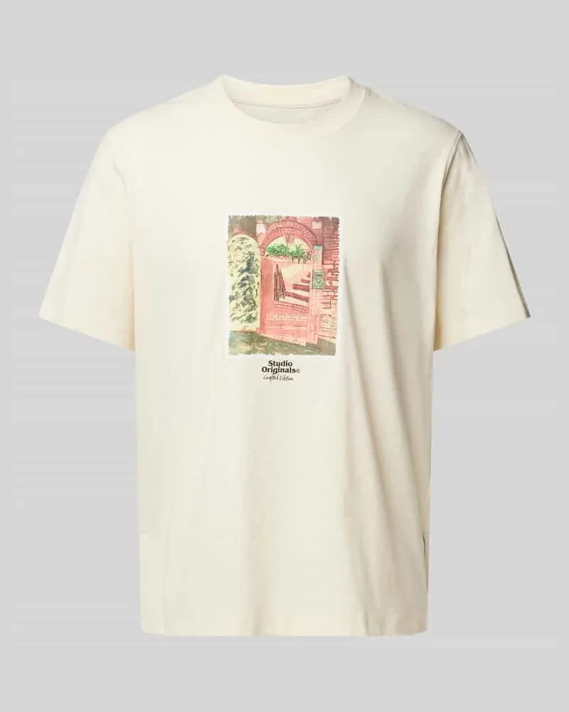 Jack & Jones T-Shirt mit Motiv-Print Modell 'PAROS 