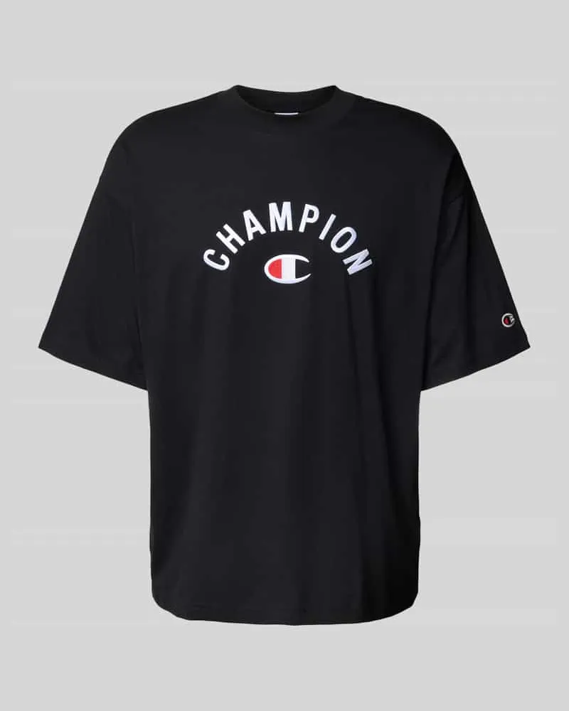Champion Relaxed Fit T-Shirt mit Label-Stitching 
