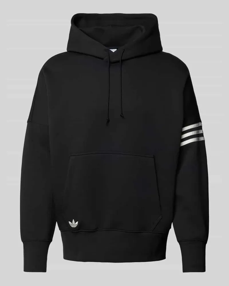adidas Hoodie mit Label-Stitching 