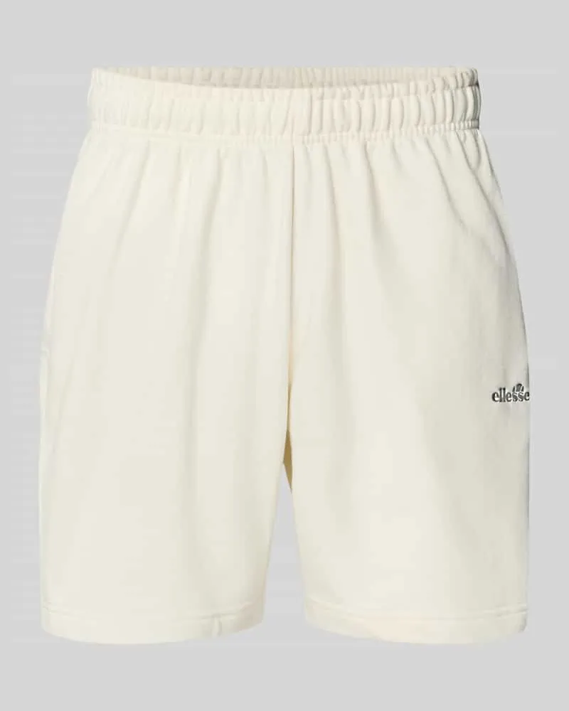 Ellesse Shorts mit Logo-Stitching Modell 'ZANICA Offwhite