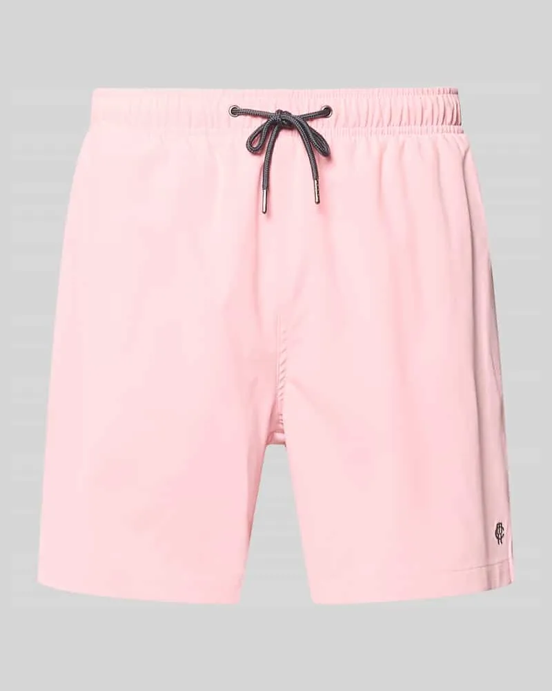 McNeal Badehose mit elastischem Bund und Tunnelzug Hellrosa