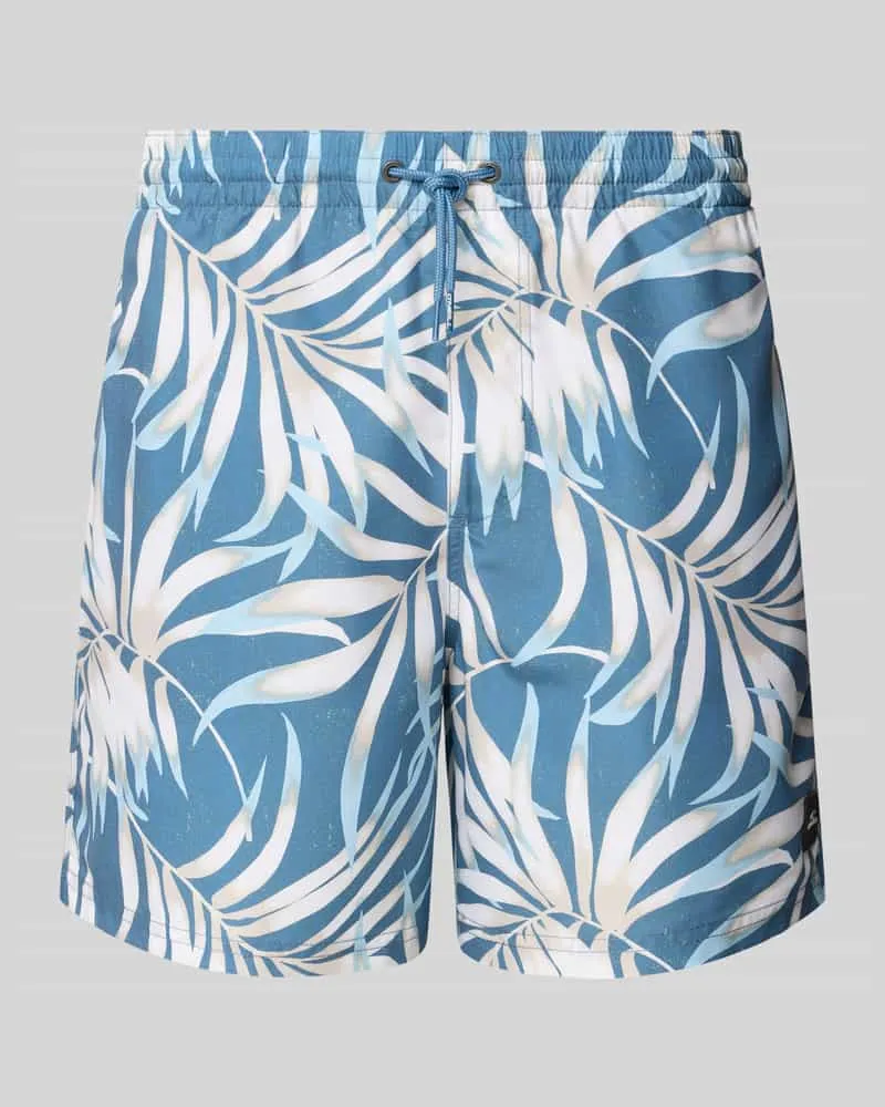 O´Neill Badehose mit Label-Patch Modell 'CALI FLORAL Bleu