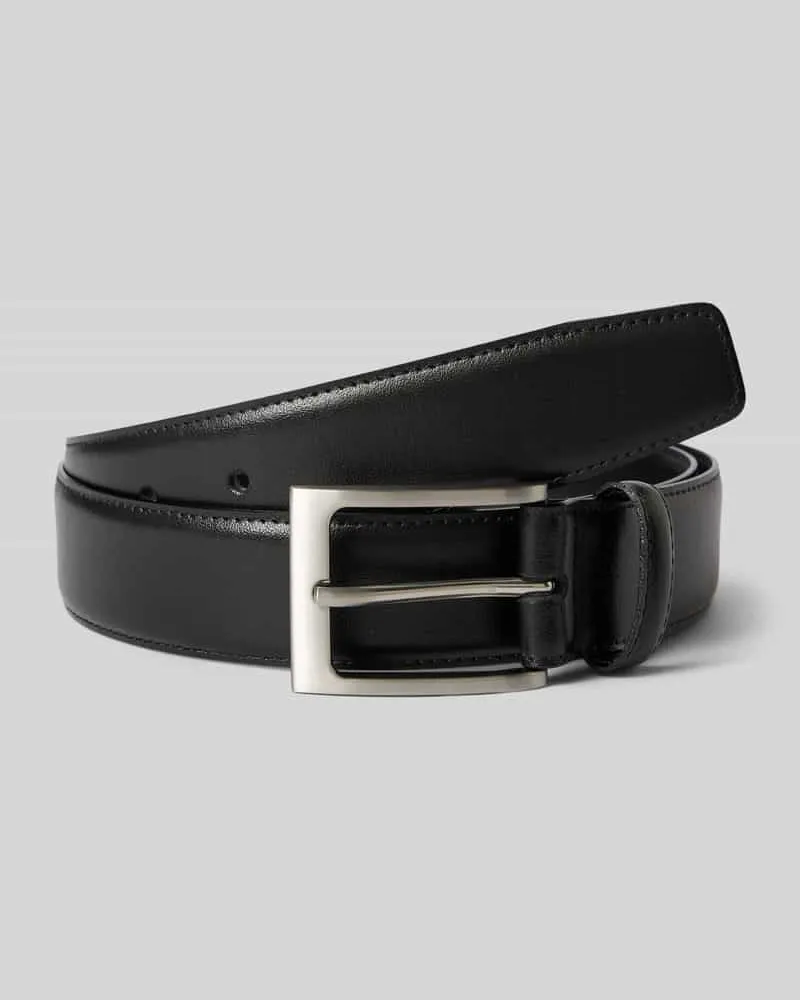McNeal Ledergürtel mit Dornschließe Black