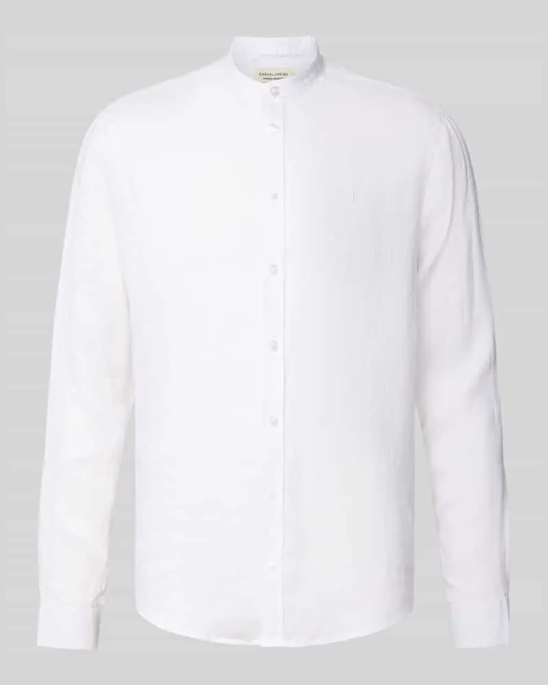 Casual Friday Slim Fit Freizeithemd aus Leinen Modell 'Anton 