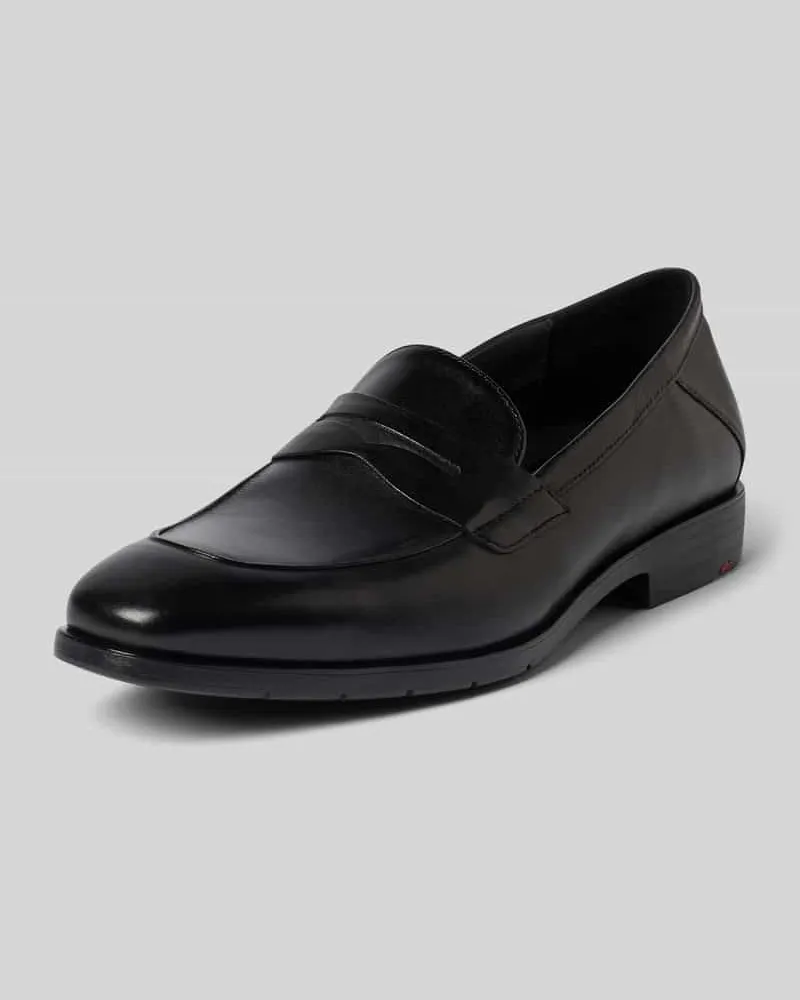 Lloyd Loafer mit Schaftbrücke Black