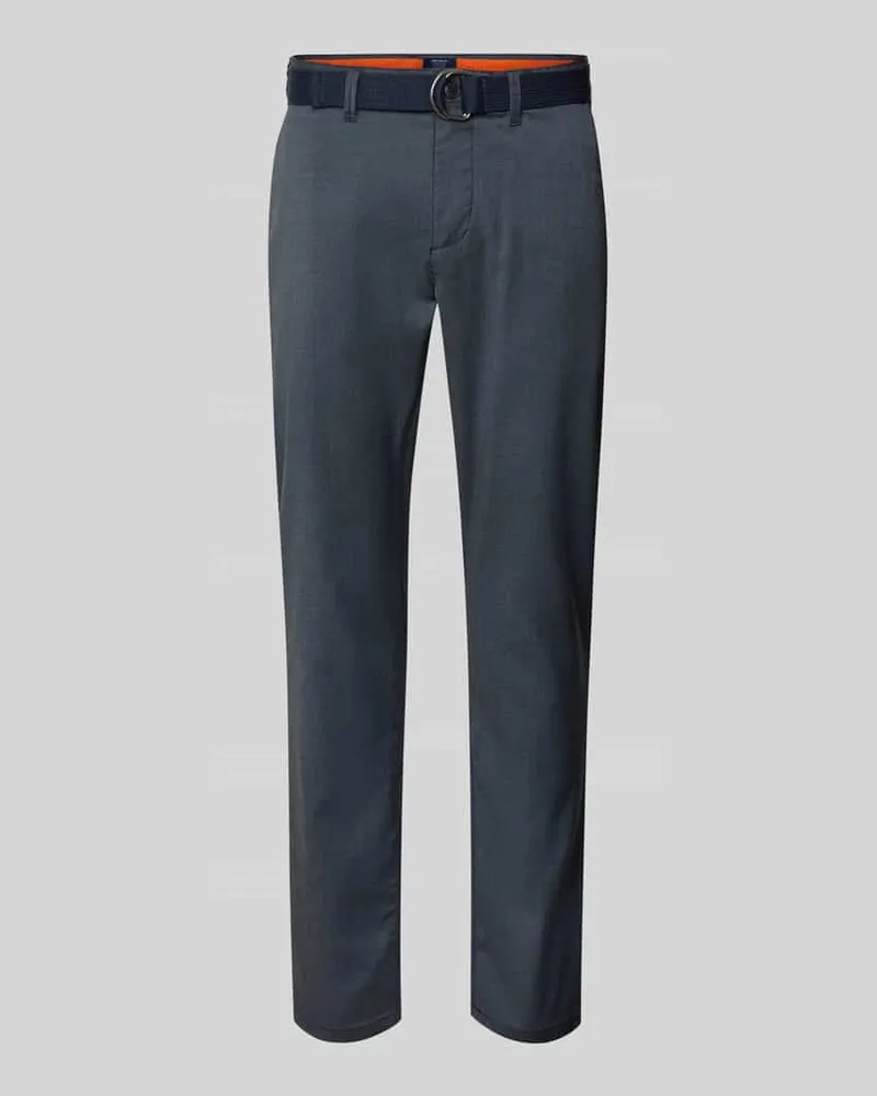 McNeal Slim Fit Anzughose mit Gürtel 