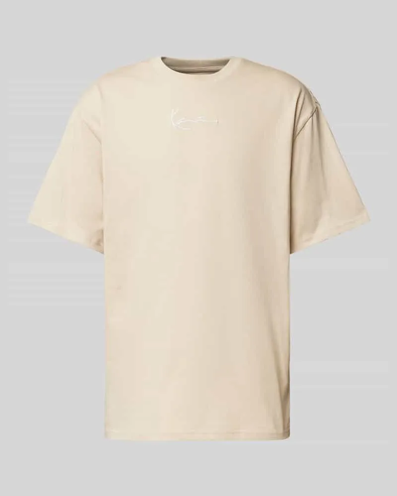 Karl Kani T-Shirt mit Label-Stitching 