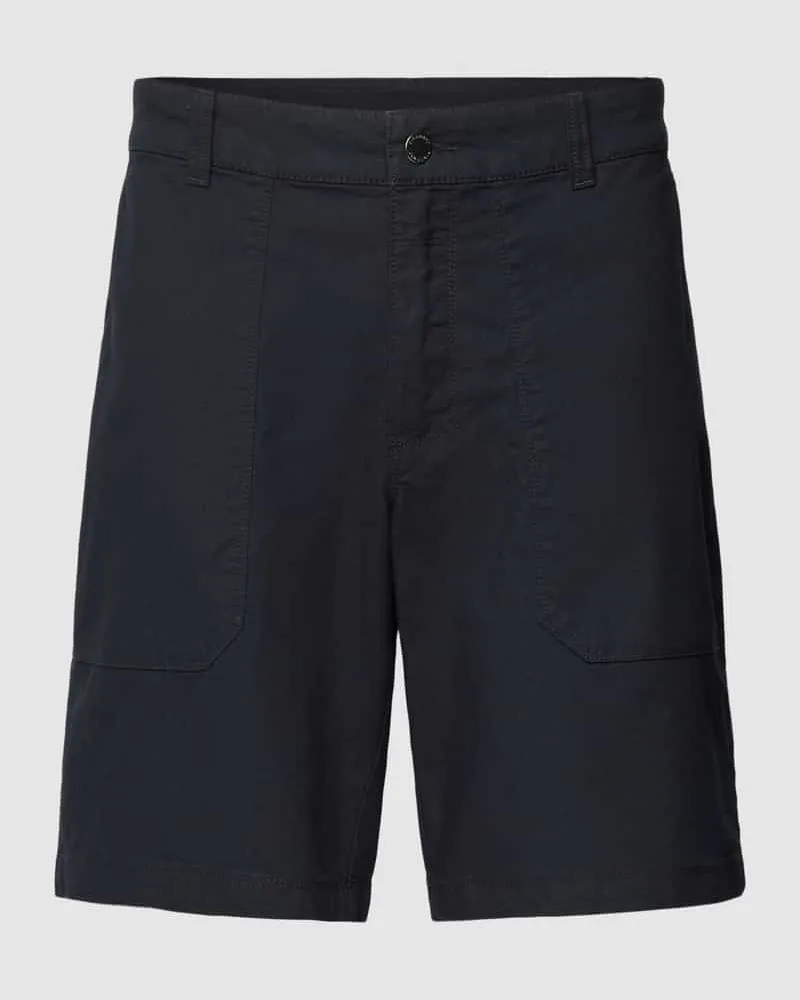 Columbia Sportswear Company Straight Leg Bermudas in unifarbenem Design Black