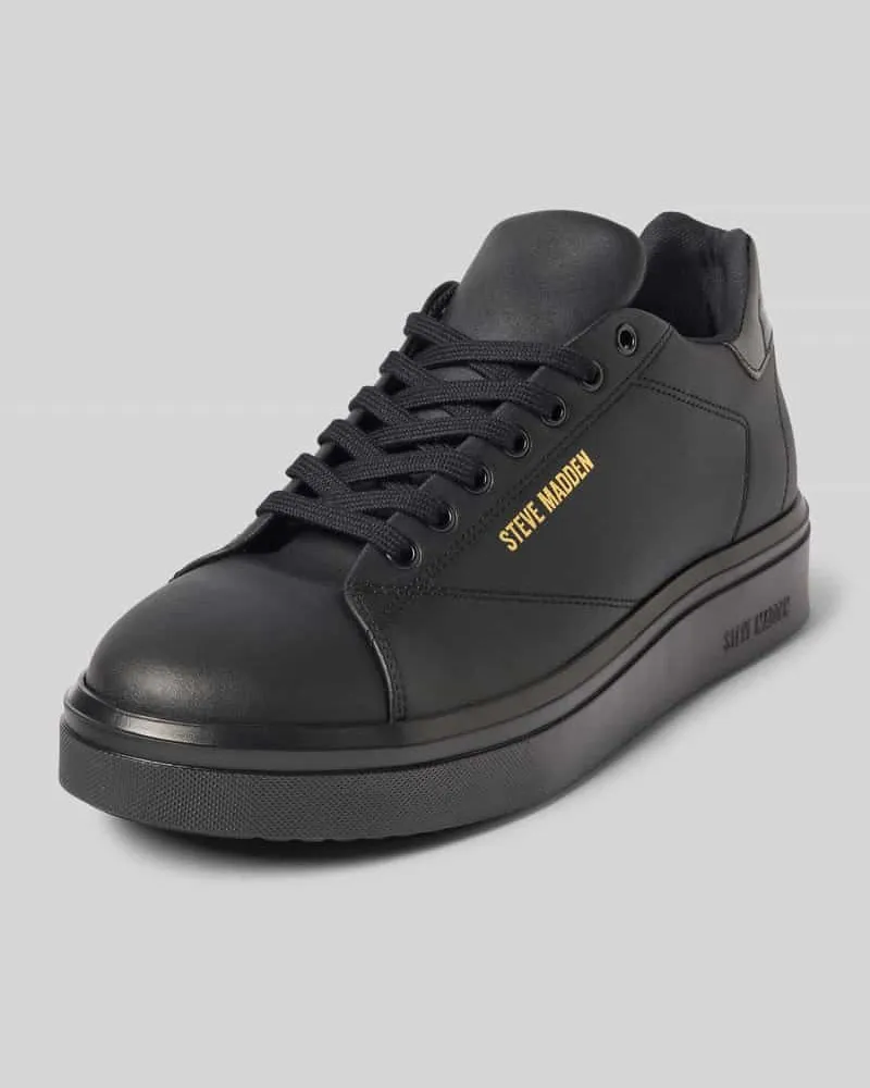 Steve Madden Ledersneaker mit Label-Print Modell 'FYNNER 