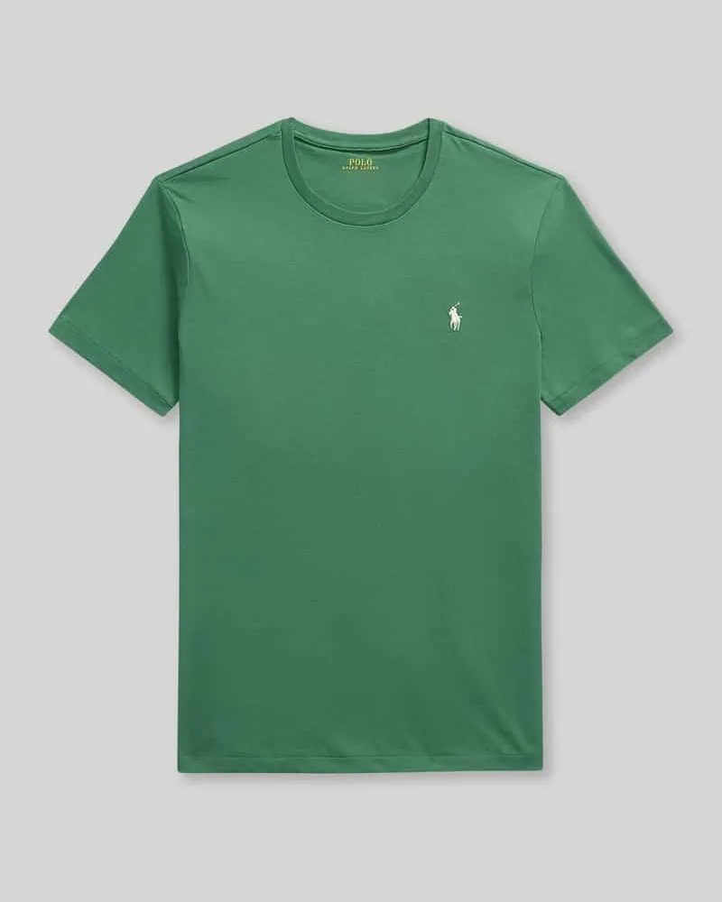 Ralph Lauren Regular Fit T-Shirt aus reiner Baumwolle Khaki