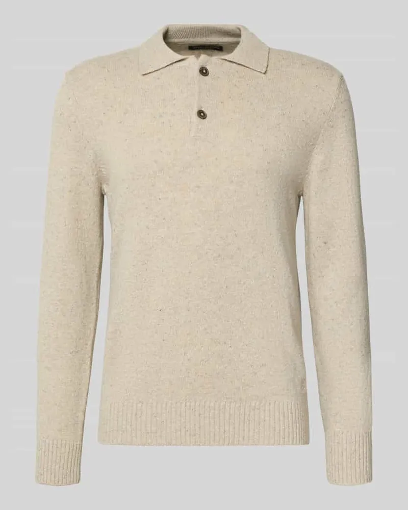 Marc O'Polo Regular Fit Strickpullover aus Woll-Mix Offwhite