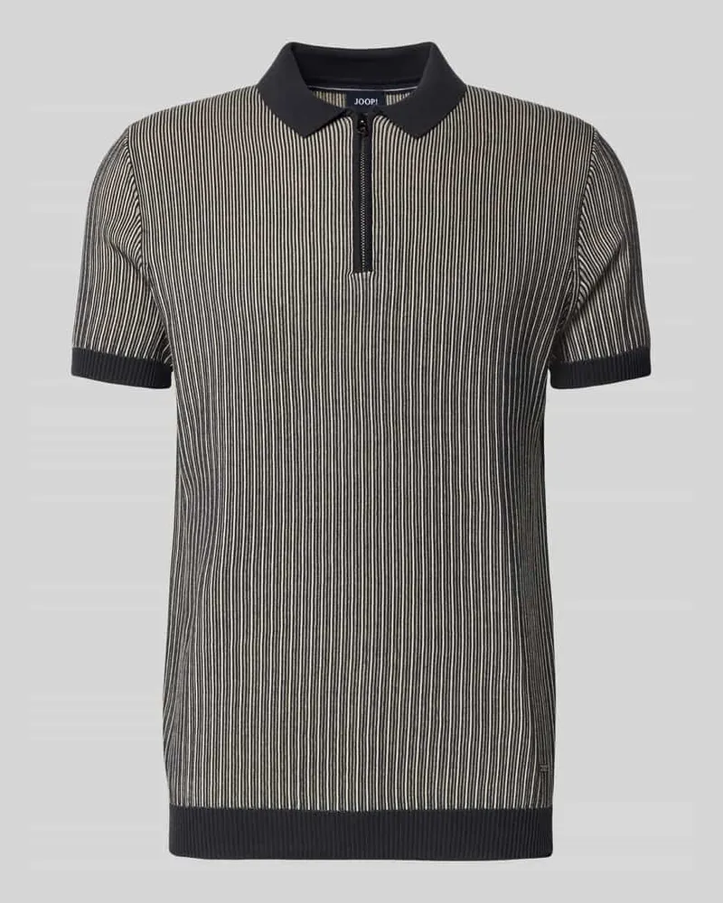 JOOP! Slim Fit Poloshirt in Strick-Optik Modell 'Simeono 