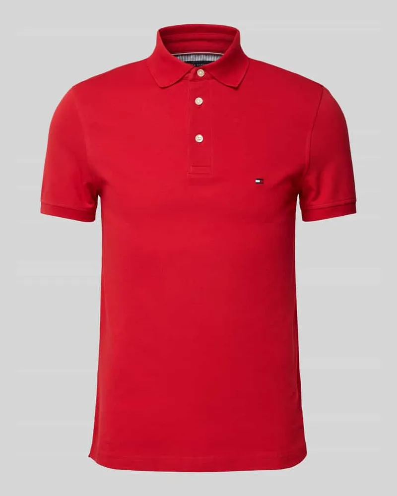 Tommy Hilfiger Slim Fit Poloshirt mit Logo-Stitching Modell '1985 