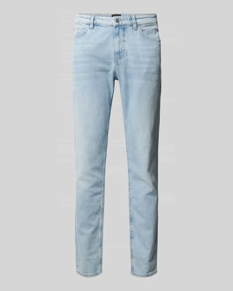 HUGO BOSS Straight Fit Jeans aus reiner Baumwolle Modell 'Re.Maine 