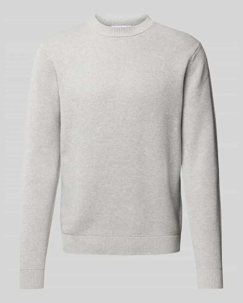Selected Homme Regular Fit Strickpullover aus reiner Baumwolle Modell 'DANE 