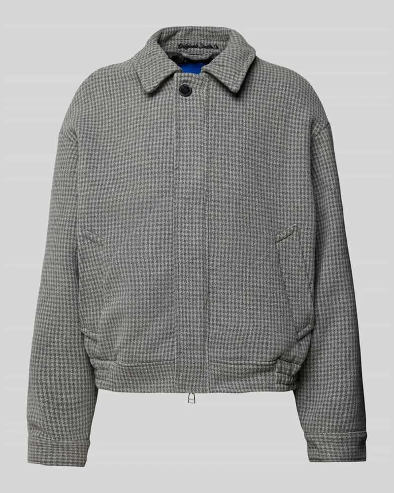 Jack & Jones Relaxed Fit Jacke mit Woll-Anteil Modell 'VERMONT Hellgrau