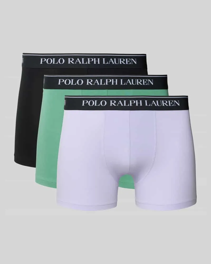 Ralph Lauren Trunks mit elastischem Logo-Bund im 3er-Pack 