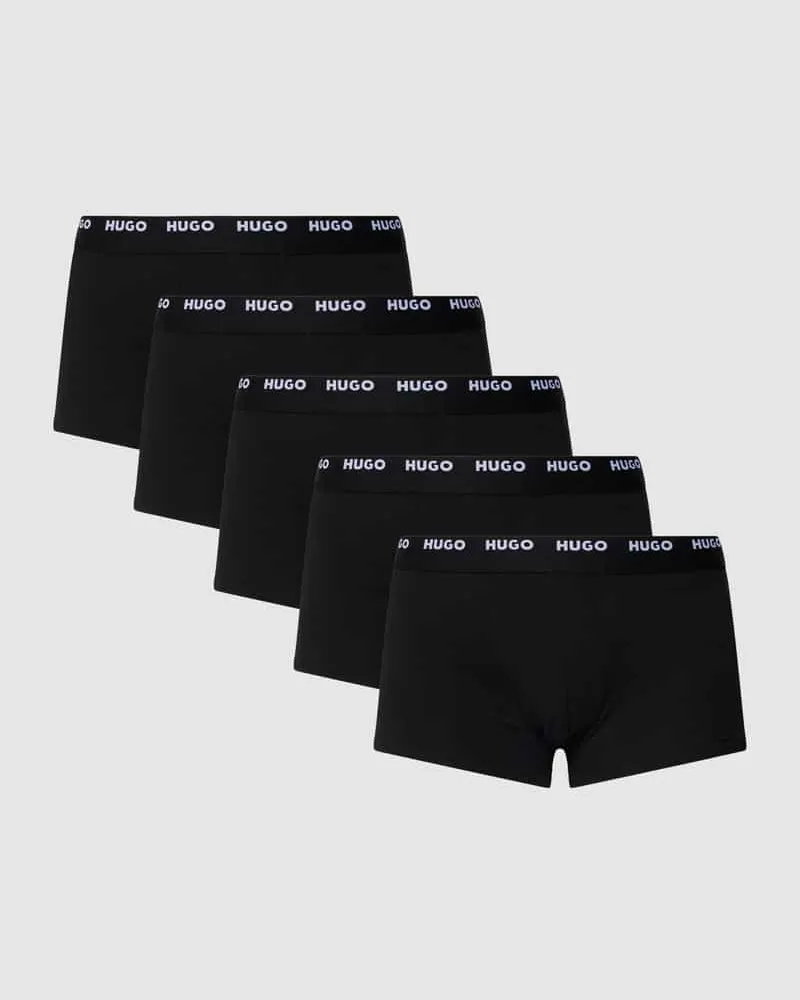 HUGO BOSS Trunks mit Label-Details im 5er-Pack 