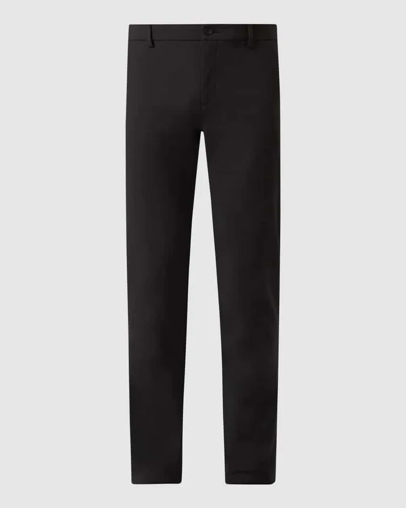 Casual Friday Slim Fit Hose in unifarbenem Design Modell 'Philip 