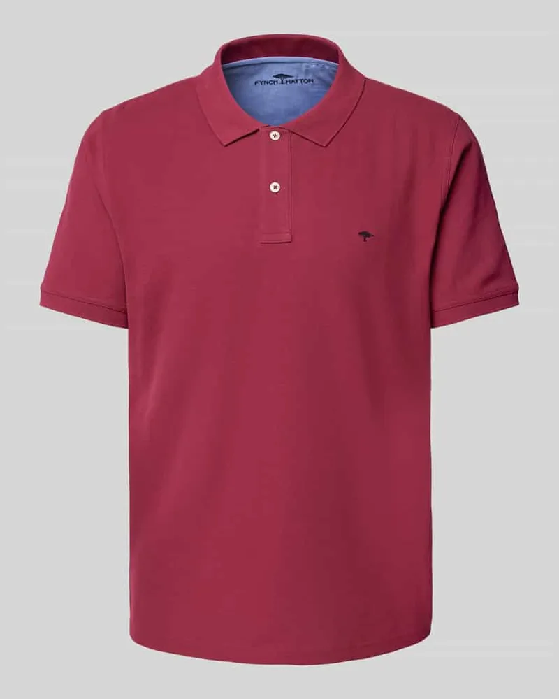 Fynch-Hatton Regular Fit Poloshirt mit Logo-Stitching 