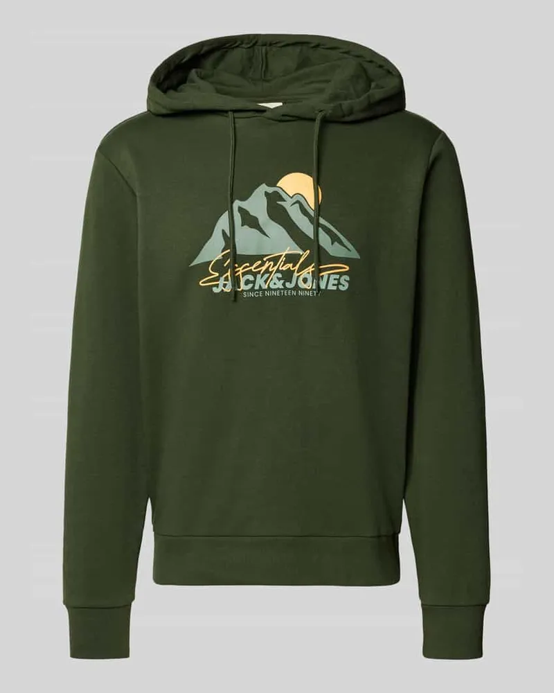 Jack & Jones Hoodie mit Motiv-Print Modell 'SUN 