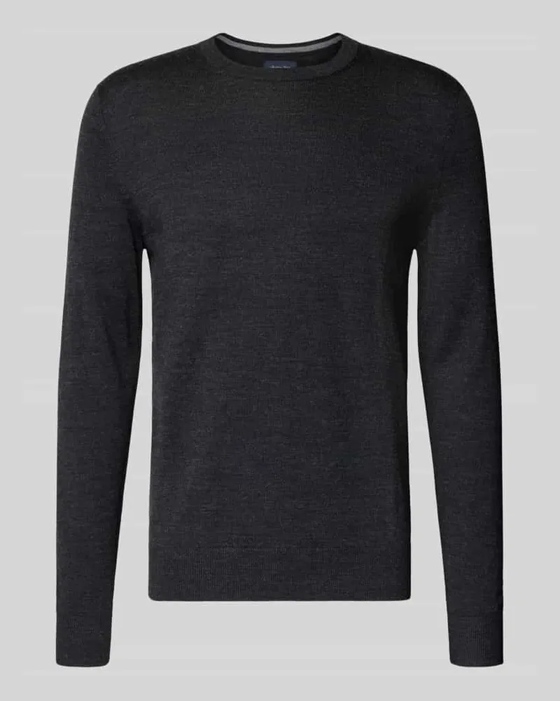 Christian Berg Regular Fit Longsleeve aus Woll-Mix 