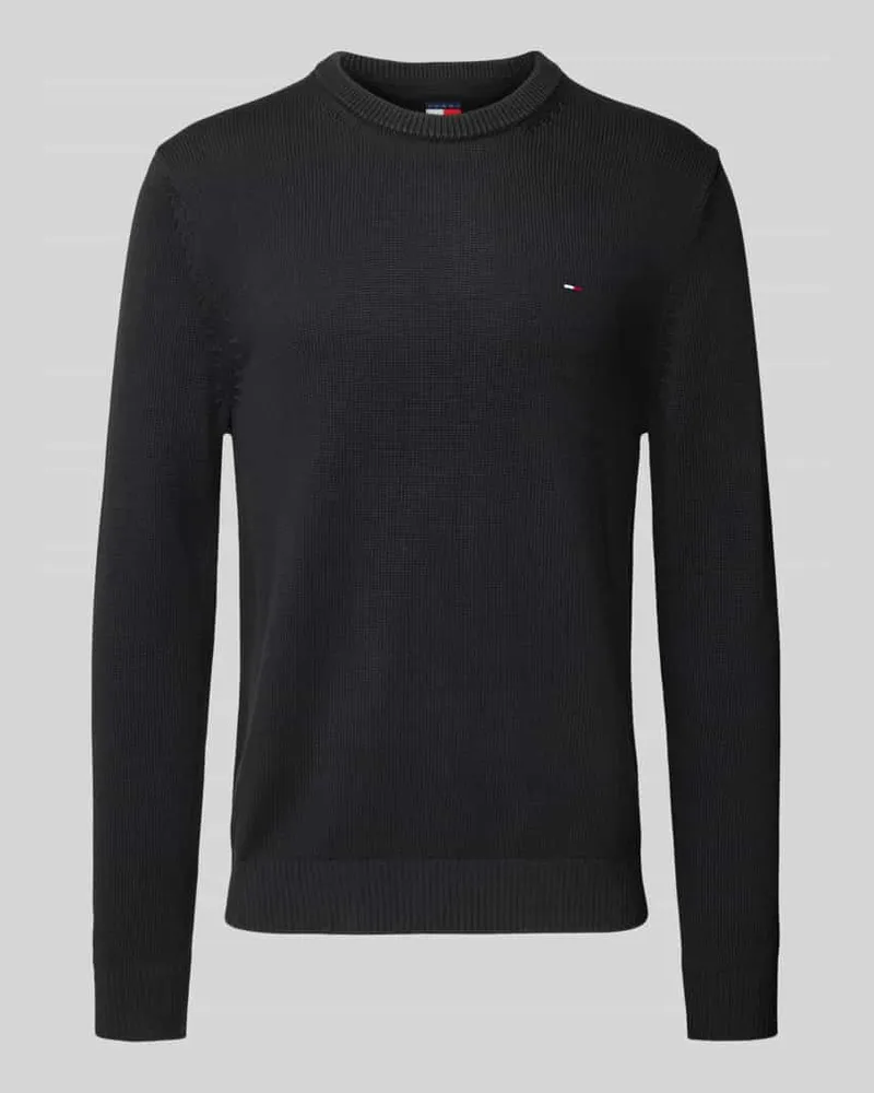 Tommy Hilfiger Regular Fit Strickpullover aus reiner Baumwolle 