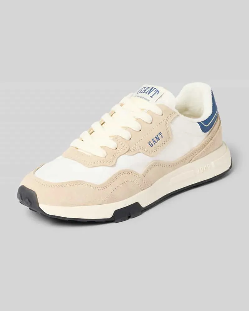 Gant Sneaker aus Leder-Textil-Mix Modell 'Youtron Weiss