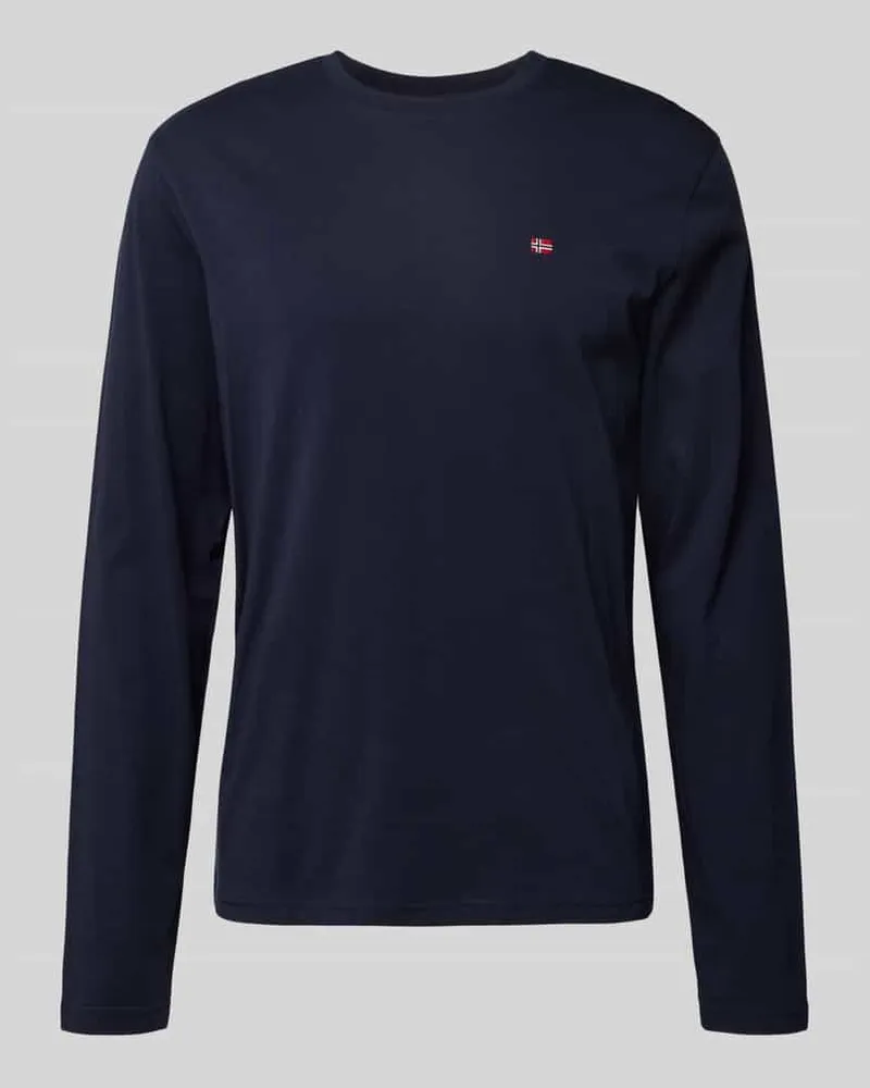 Napapijri Longsleeve mit Logo-Stitching Modell 'Salis 