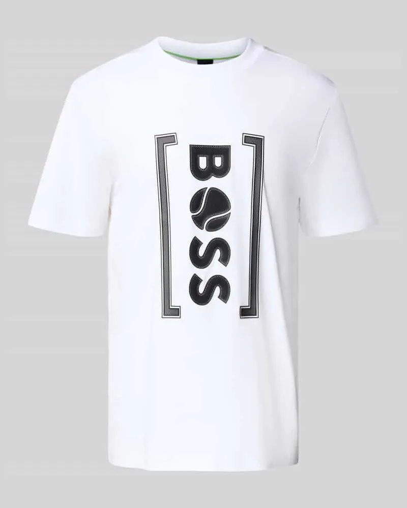 HUGO BOSS Regular Fit T-Shirt aus reiner Baumwolle Modell 'ICONIC 