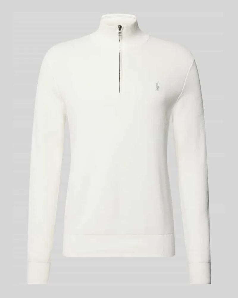 Ralph Lauren Strickpullover mit Label-Stitching Offwhite