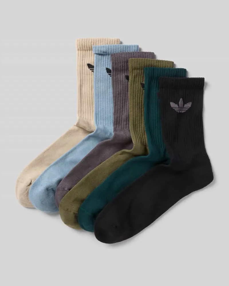 adidas Socken mit Label-Print im 6er-Pack 