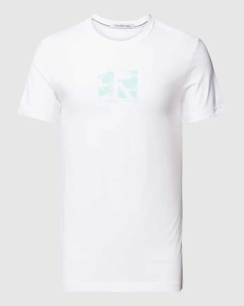 Calvin Klein T-Shirt mit Label-Print 