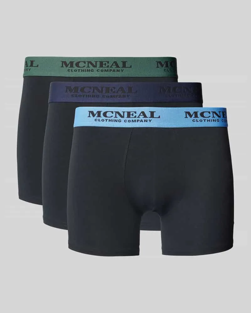 McNeal Boxershorts mit elastischem Logo-Bund im 3er-Pack 