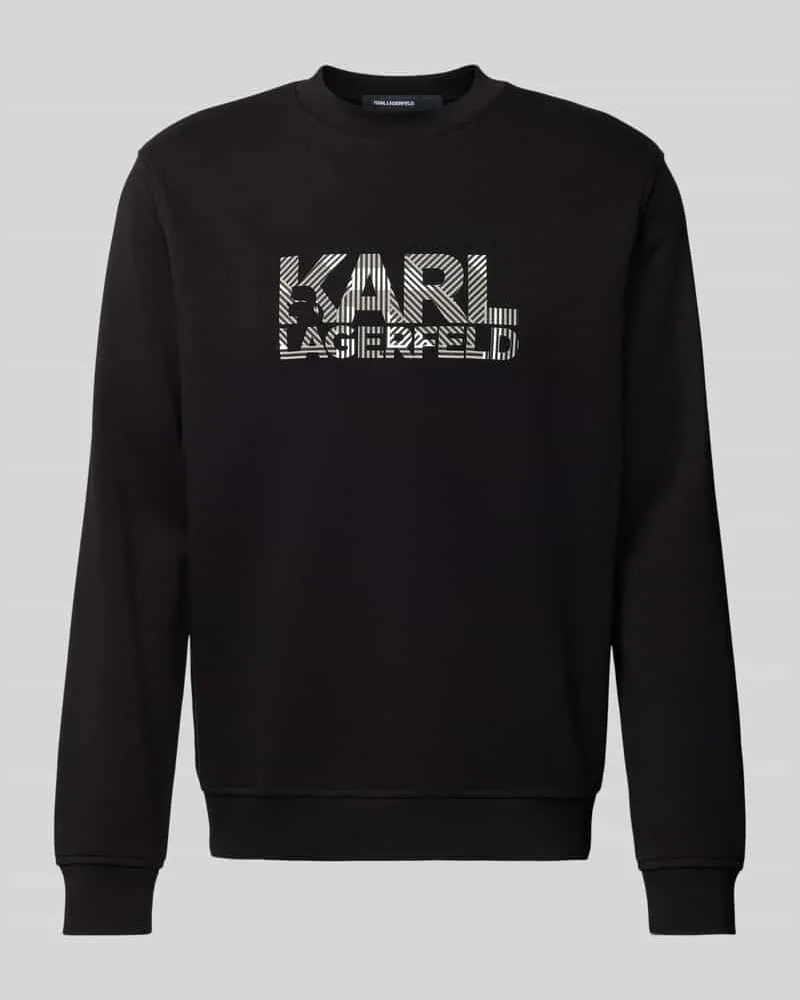 Karl Lagerfeld Sweatshirt mit Label-Print 