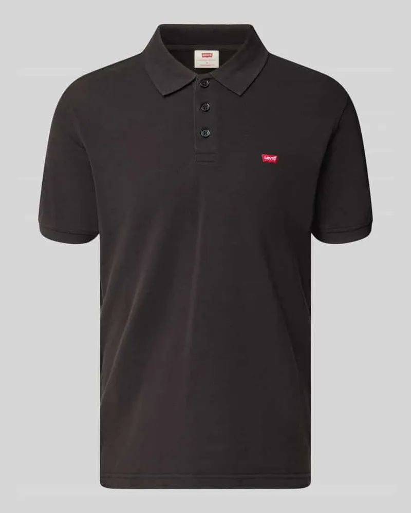 Levi's Poloshirt mit Label-Detail Black