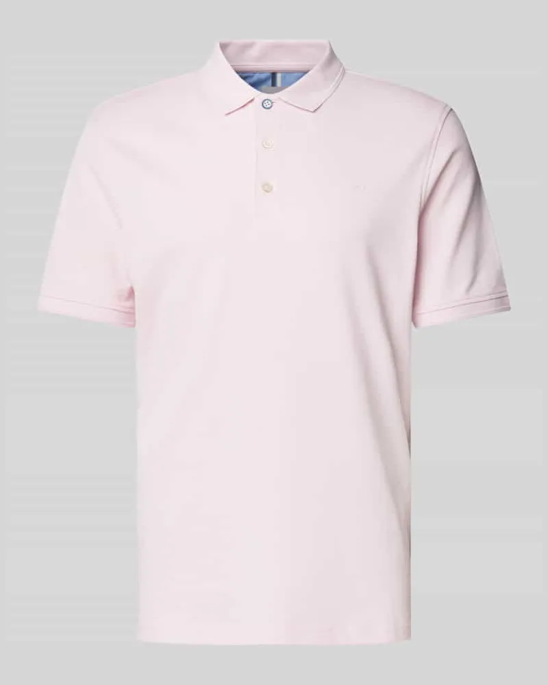Brax Regular Fit Poloshirt mit Label-Print Modell 'Pete 