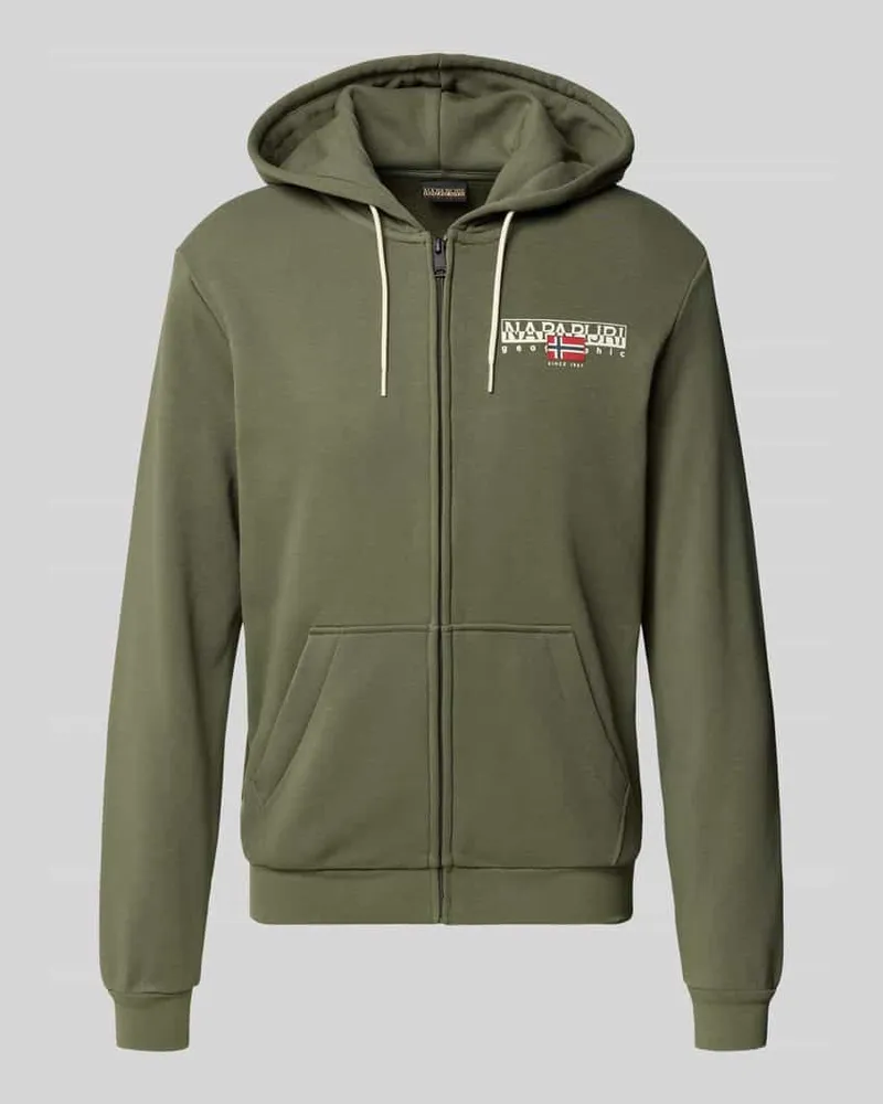Napapijri Sweatjacke mit Kapuze und Känguru-Tasche Modell 'AYLMER 