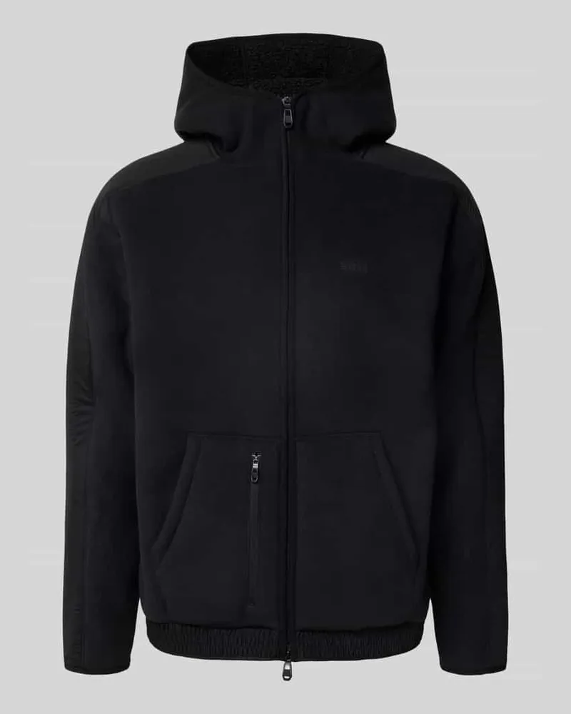 HUGO BOSS Regular Fit Sweatjacke mit Kapuze Modell 'SW_HOLE19 SNUGGEL 