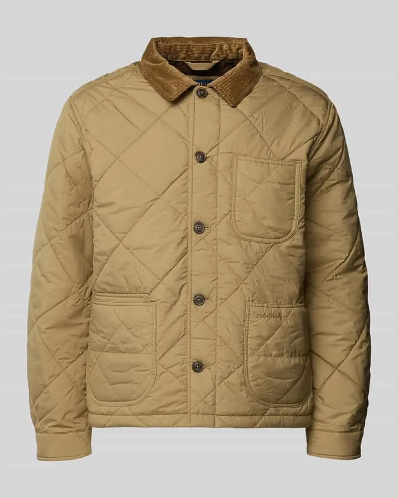 Ralph Lauren Jacke mit Kentkragen Khaki