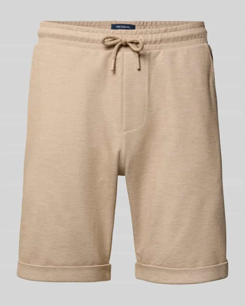 McNeal Shorts mit elastischem Bund und Gesäßtasche Mud