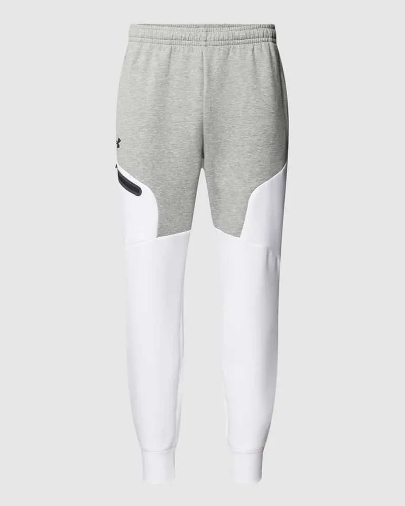 Under Armour Sweathose mit Logo-Print 