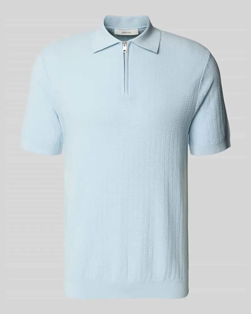 Selected Homme Regular Fit Poloshirt aus reiner Baumwolle Modell 'CRAN Sky