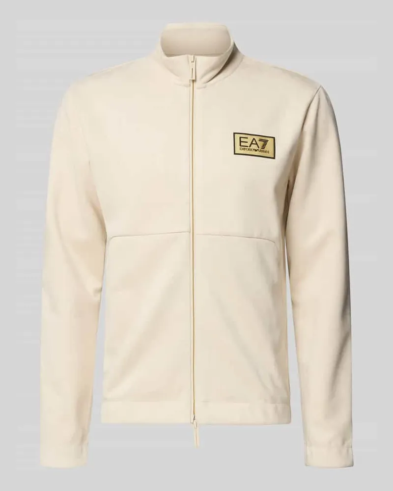 EA7 Sweatjacke mit Zweiwege-Reißverschluss 