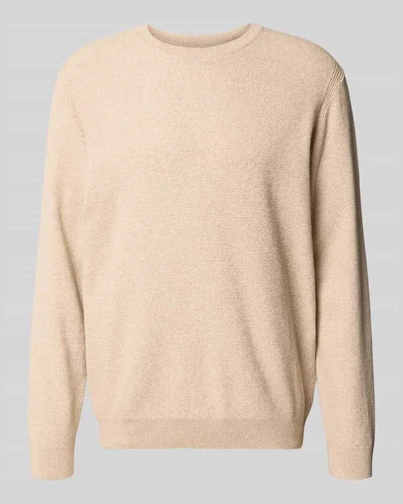 Tom Tailor Regular Fit Strickpullover aus reiner Baumwolle 
