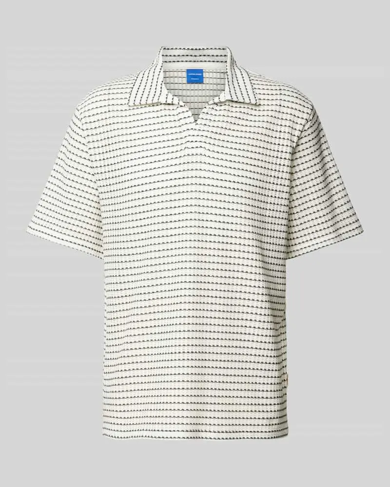 Jack & Jones Poloshirt mit Streifenmuster 