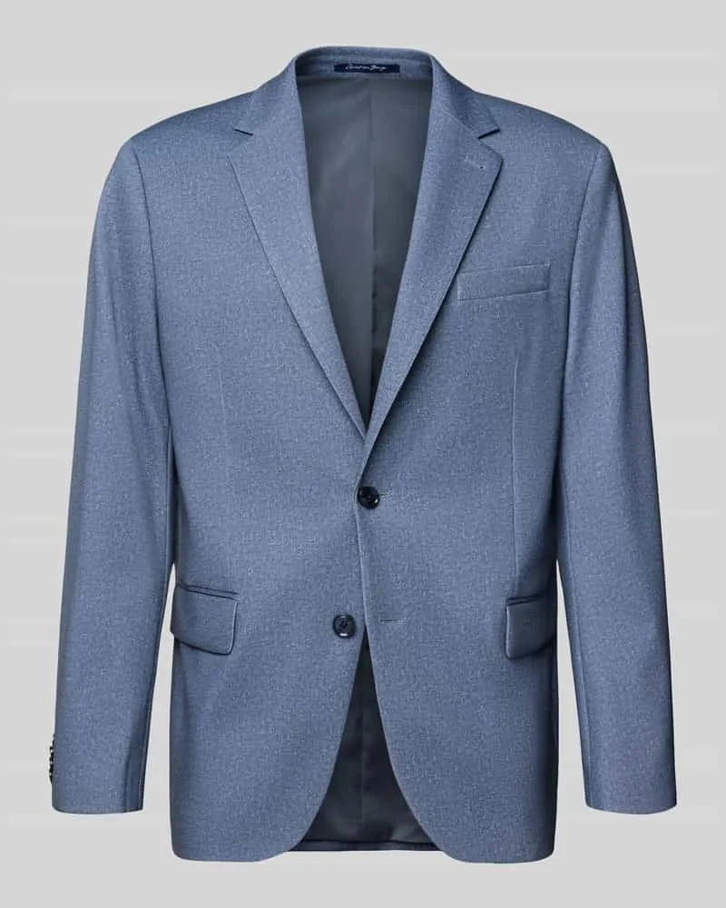 Christian Berg 2-Knopf-Sakko mit Reverskragen Marine