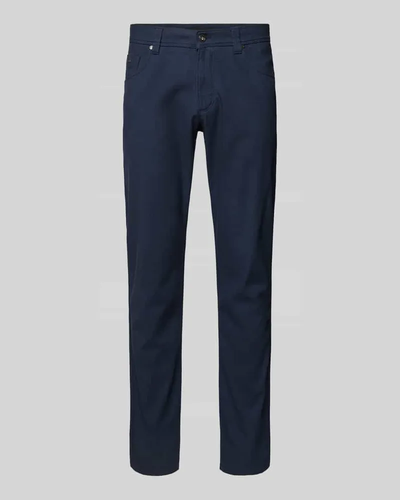 Bugatti Stoffhose im 5-Pocket-Design Modell 'CORDOBA Blau
