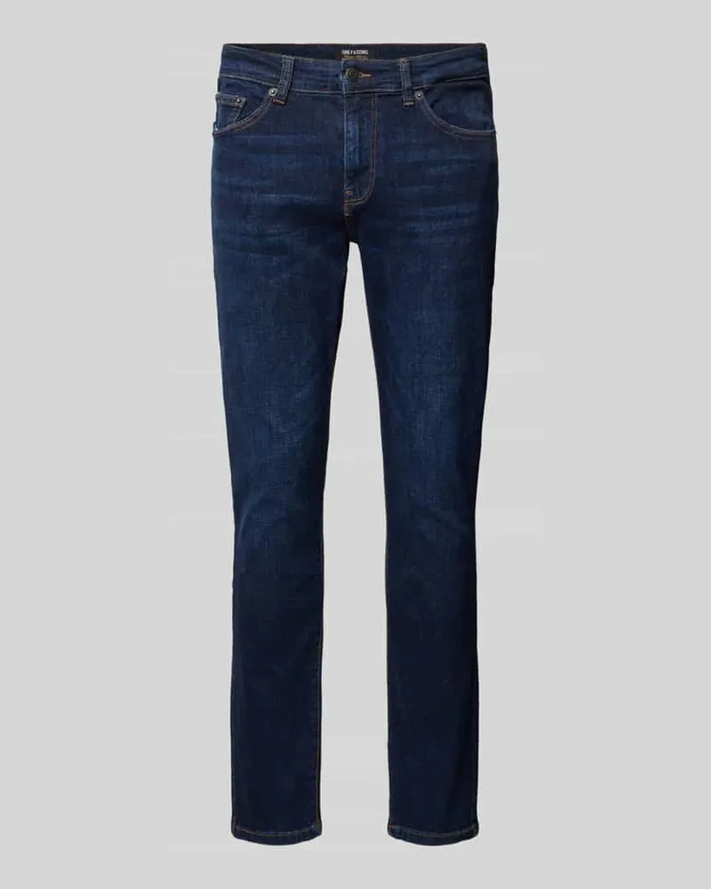 Only & Sons Regular Fit Jeans im 5-Pocket-Design Modell 'LOOM 